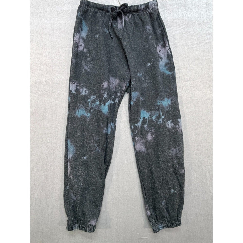Onzie Splattered Patterned Active Pants Women Black Blue Purple S/M